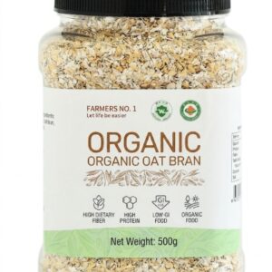 Organic Oat Bran Jar